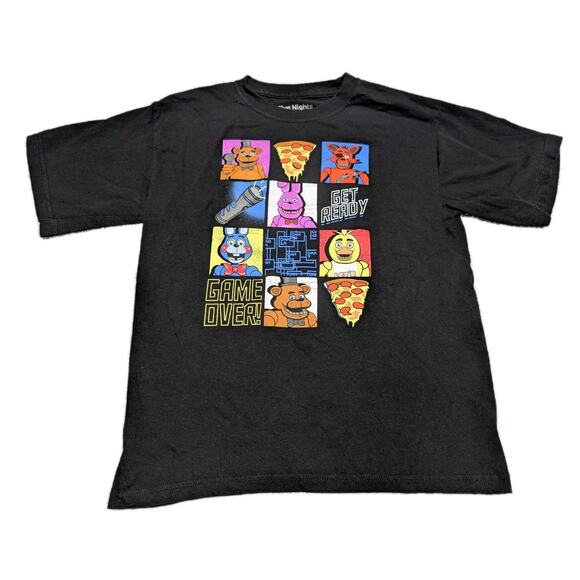 Five Nights At Freddys Boys Large Size Shirt Video Game Tee T-Shirt - Picture 1 of 5